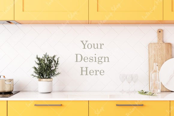 Download Interior Background Kitchen Room Orange - Orange Collection