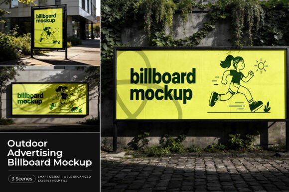 Download Outdoor Advertising Billboard Mockup - Advertising Collection